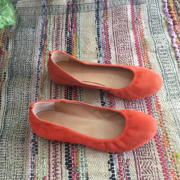 J. Crew suede ballerina flats - Picture 2 of 8